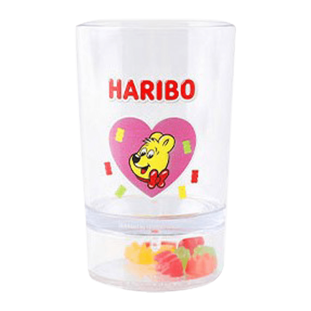 Pink Goldbear Clear Cup