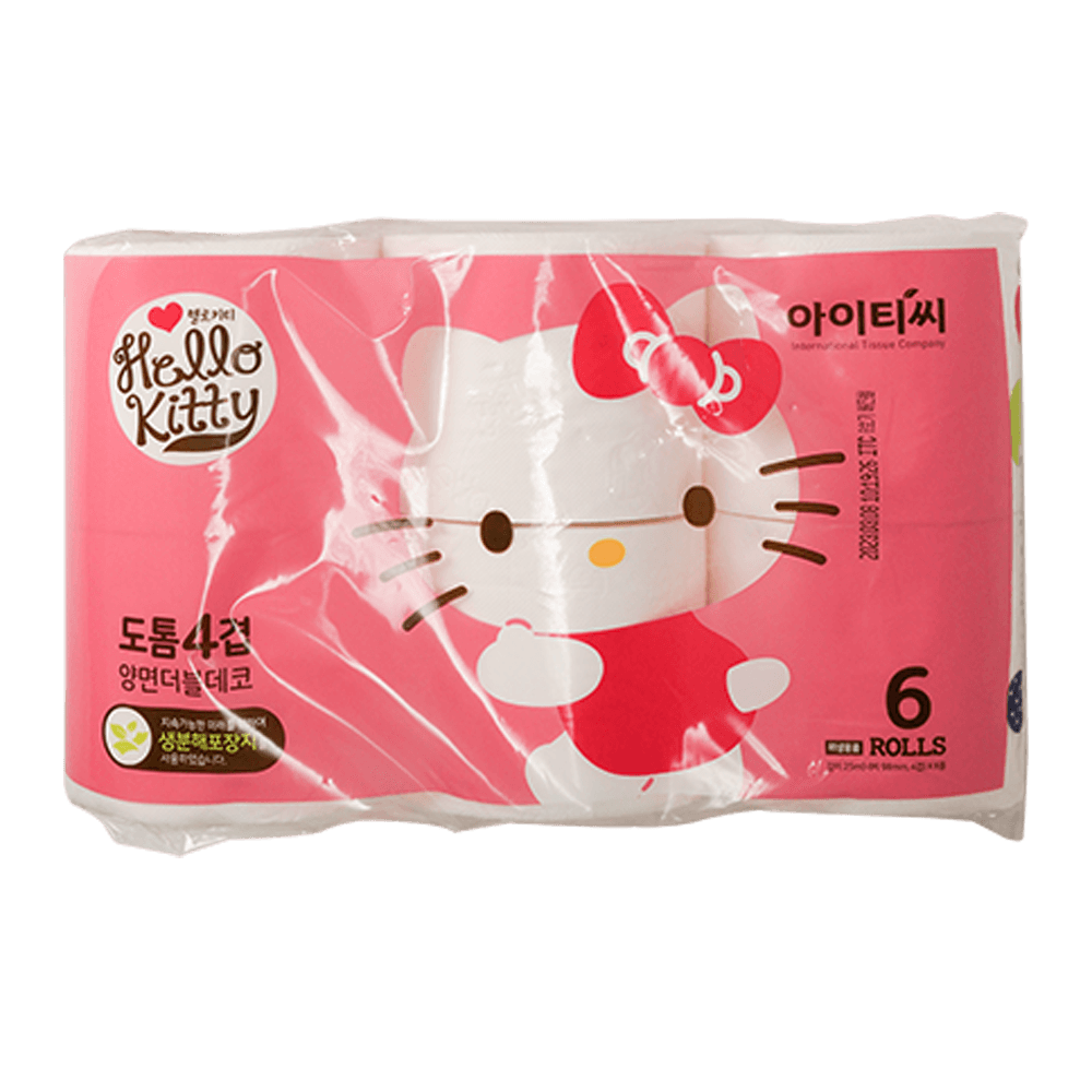 Hello Kitty 4ply  6 Roll
