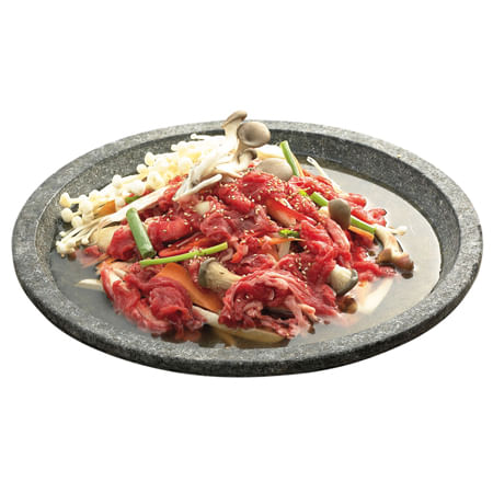 Bulgogi de ribeye de res marinado