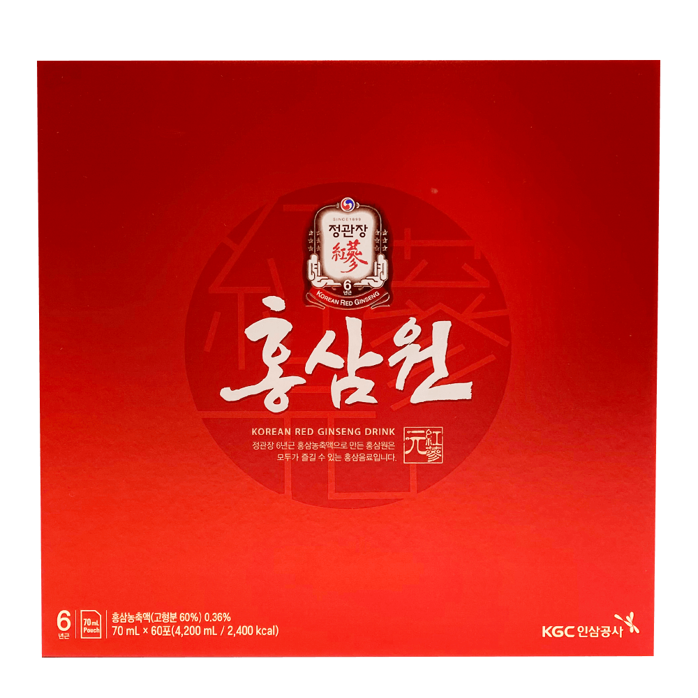 Korean Red Ginseng Extract 141fl Oz(70ml) X 60 Sachets