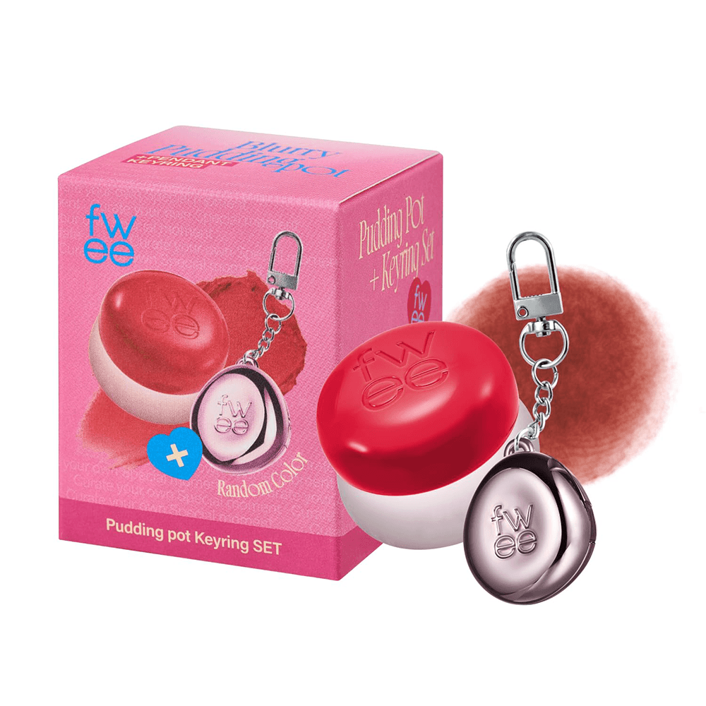 RD04 Fav Keyring Lip&cheek Blurry Pudding Pot 0.17 Oz (5g)
