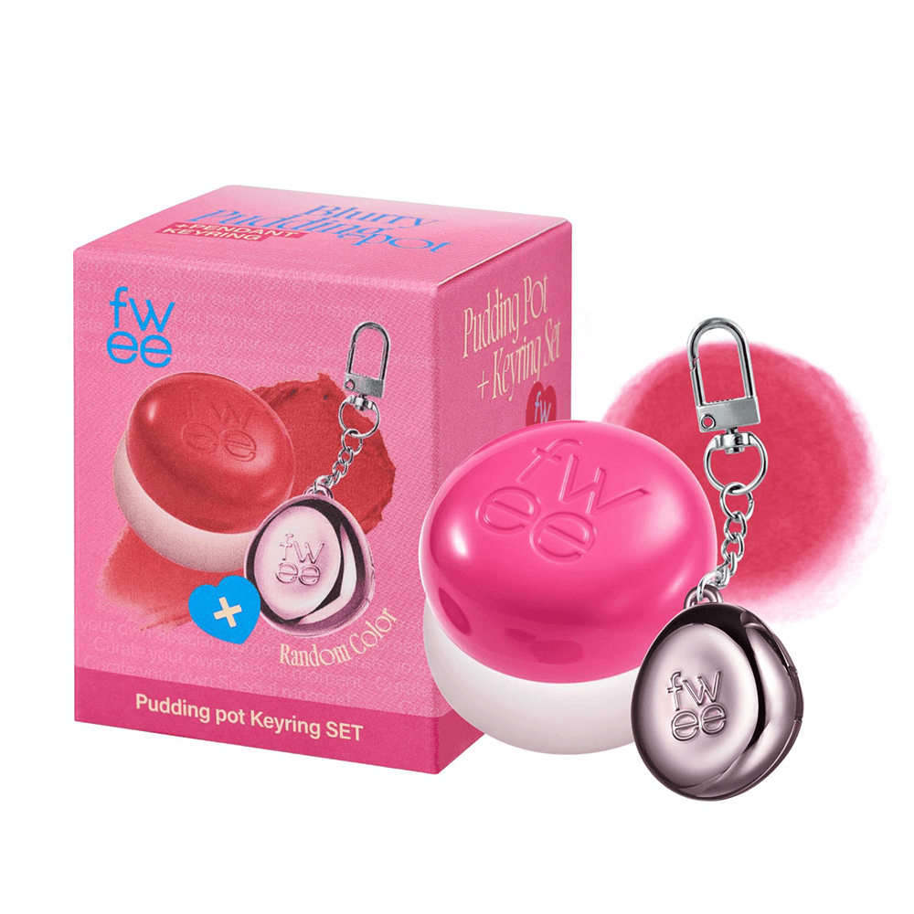 PK03 Cherry Keyring Lip&cheek Blurry Pudding Pot 0.17 Oz (5g)