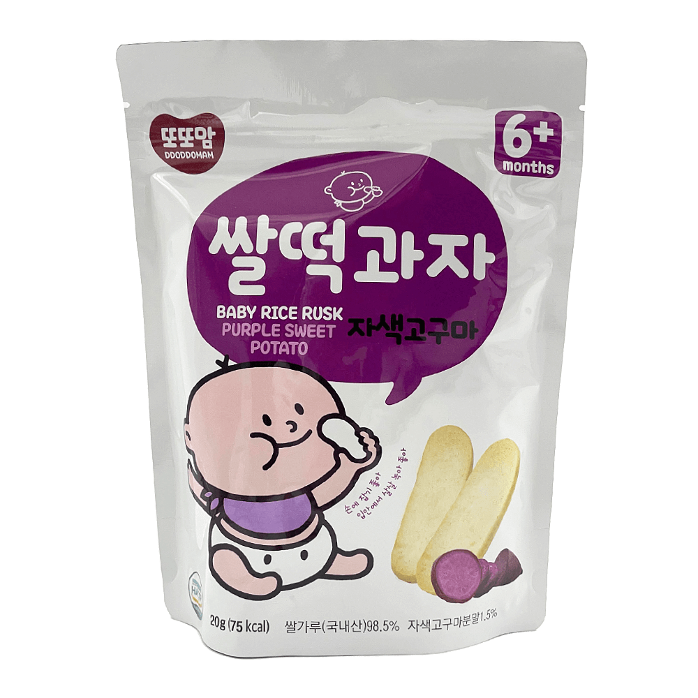 Rice Rusk Purple Sweet Potato 0.7 Oz (20g)