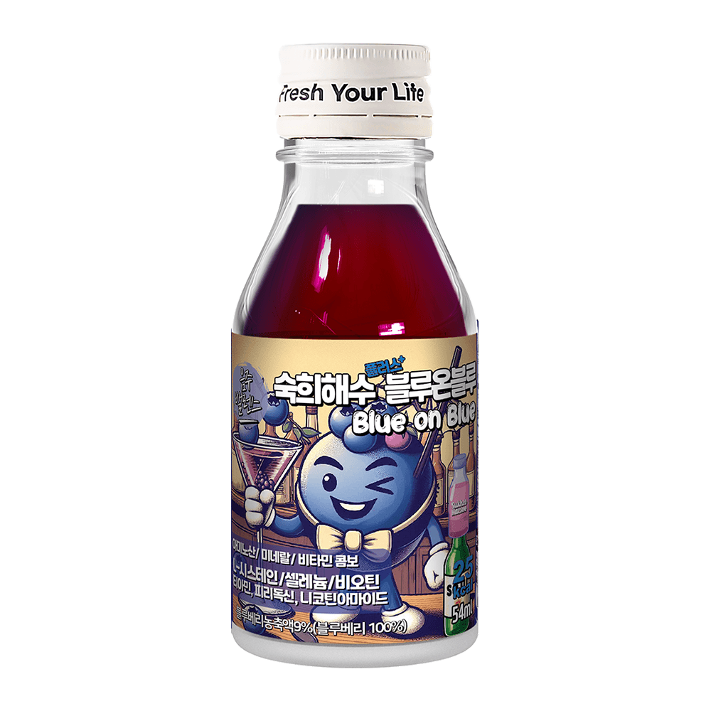 Anti-Hangover Soft Drink Blueberry Flavor 1.82 Fl Oz (54ml)