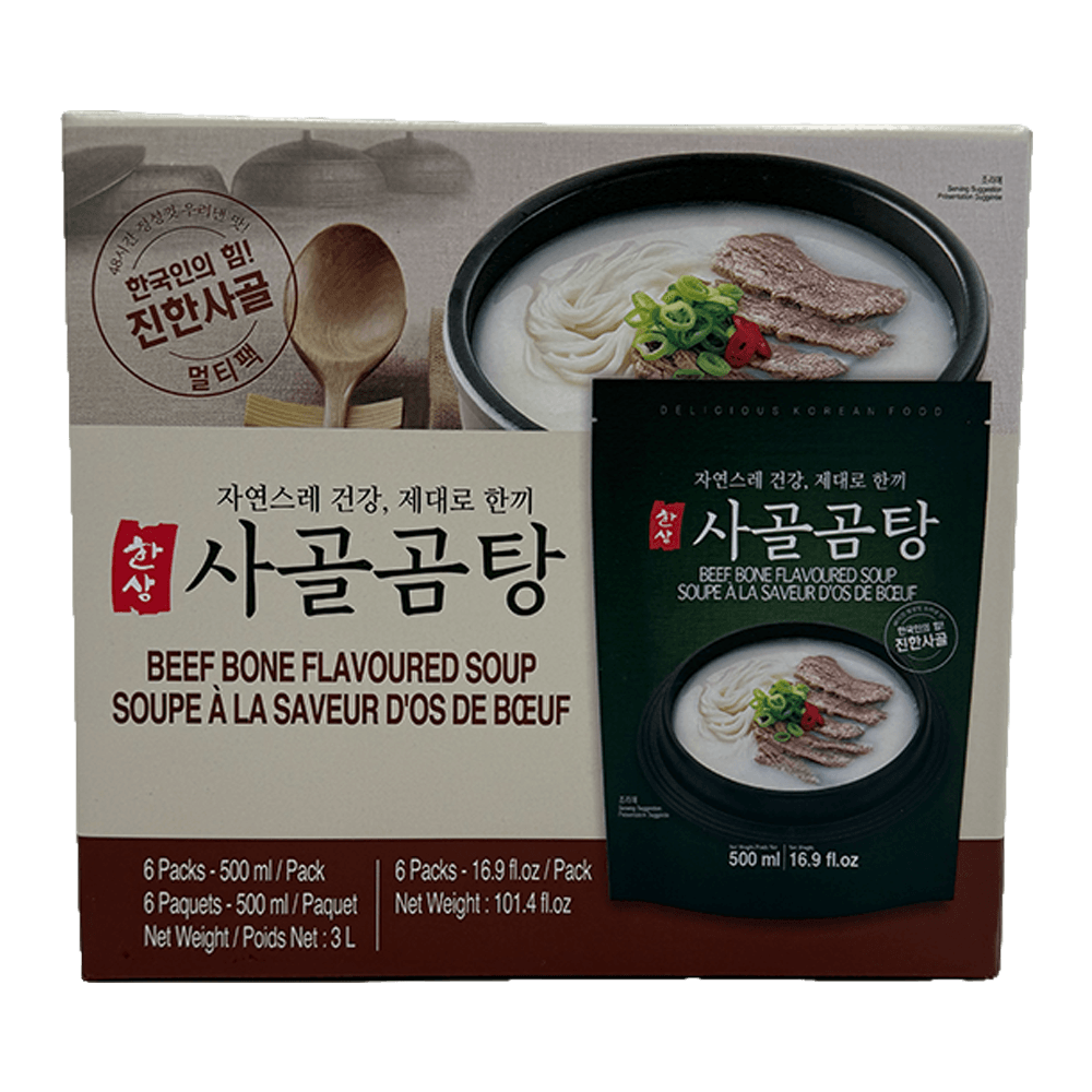 Sopa de hueso de res Bibigo CJ, paquete de 6