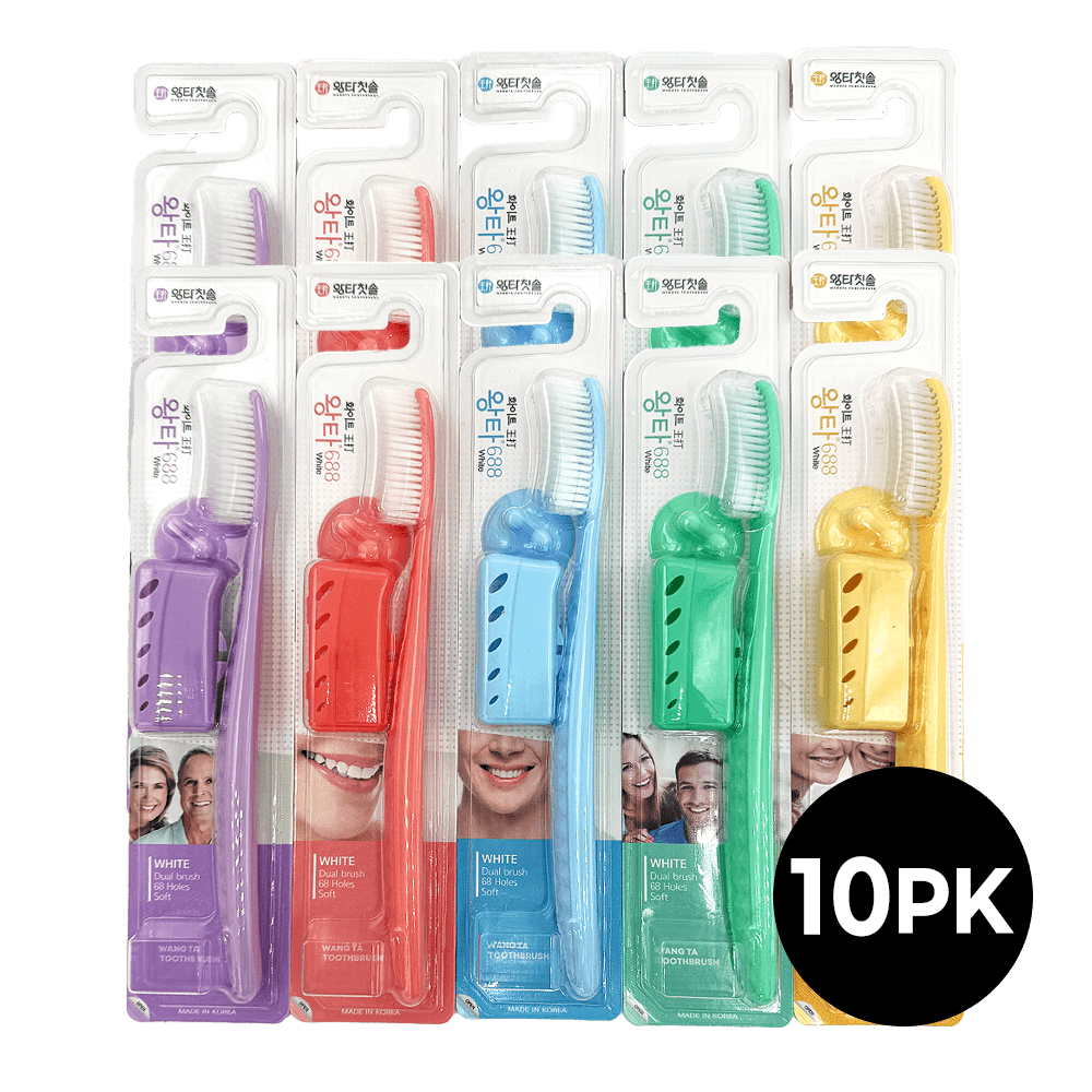 Wangta Toothbrush White 10 Pcs