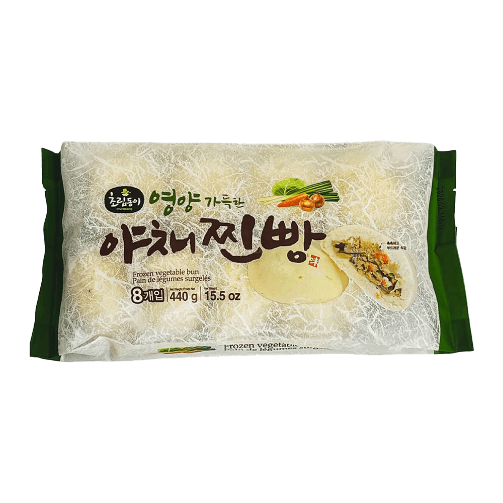 Frozen Vegetable Bun 15.5oz(440g) 8 Pcs