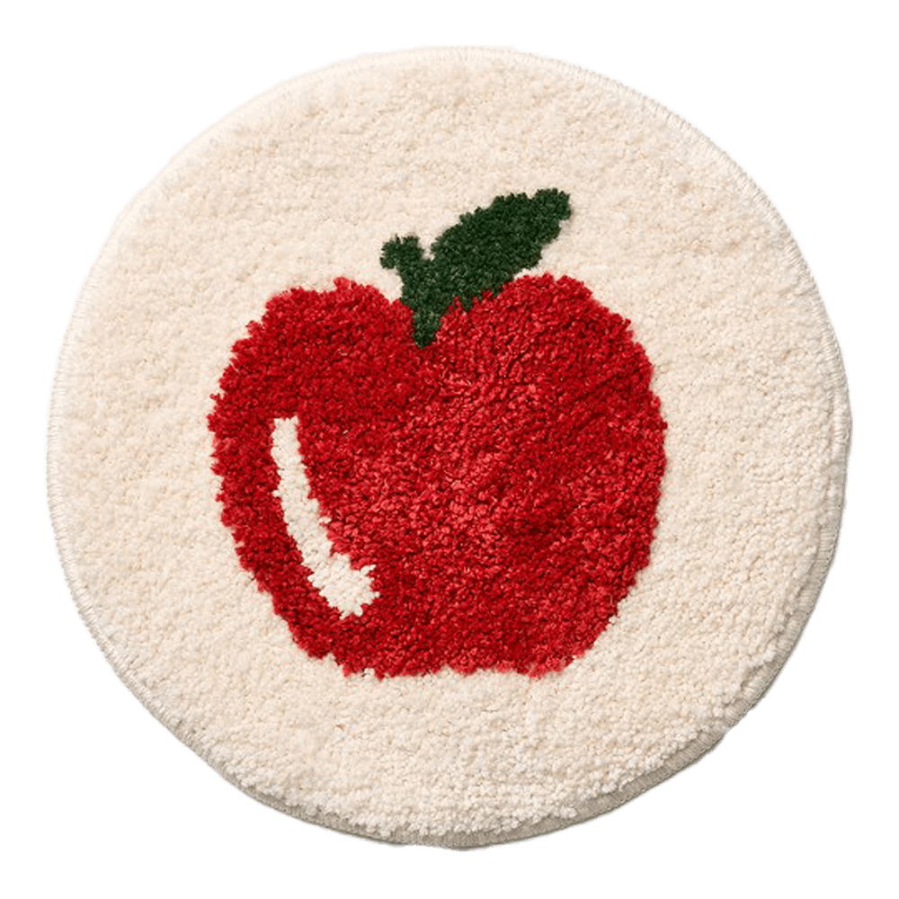 Tufting Multipurpose Mini Rug Apple