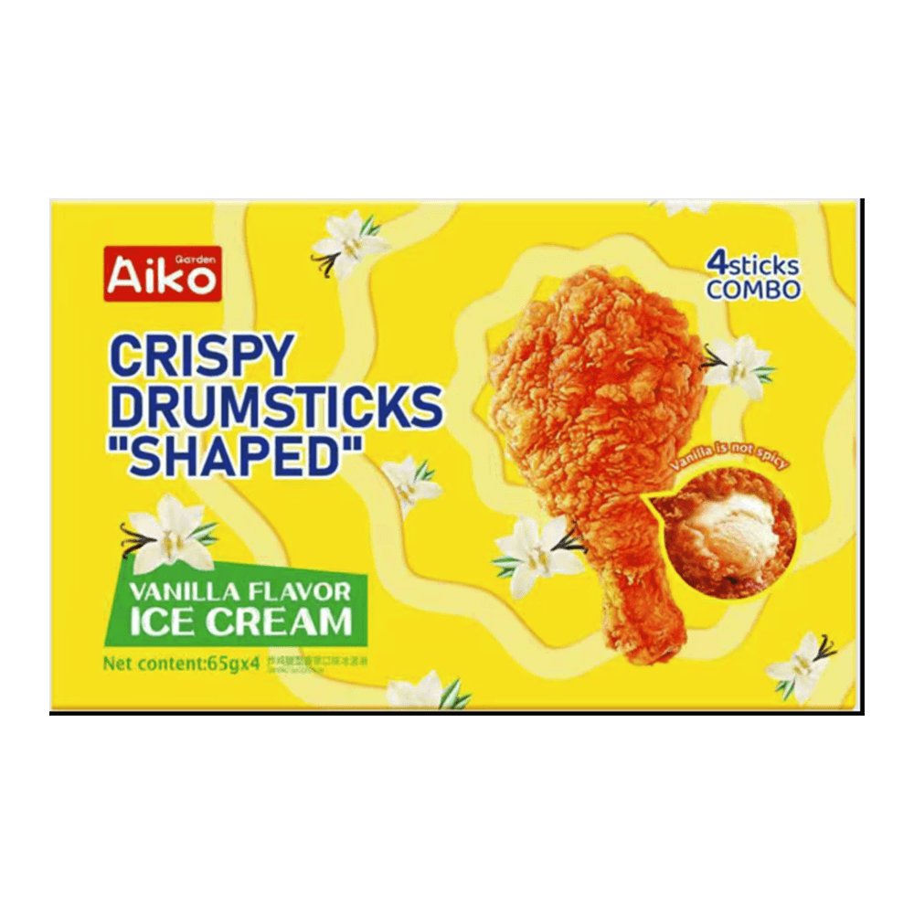 Helado sabor mango