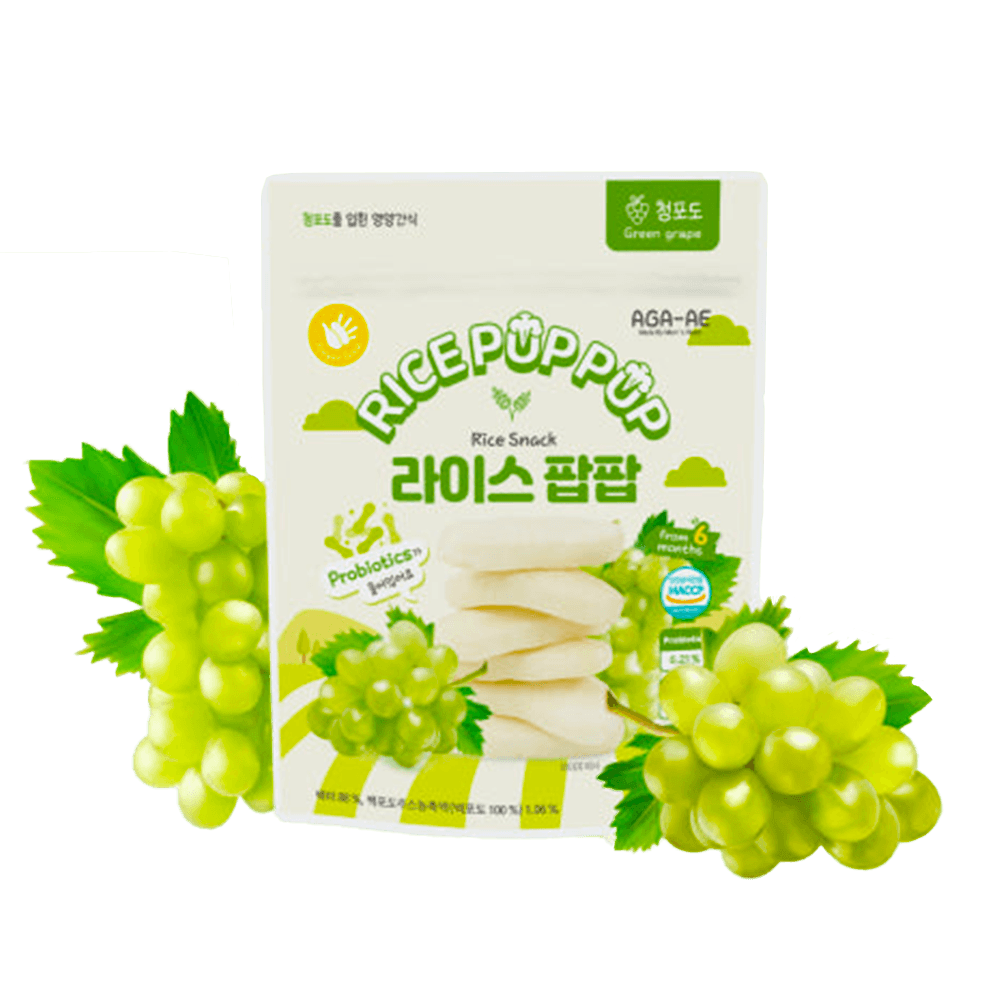 Rice Poppop Green Grapes 0.7 Oz (20g)